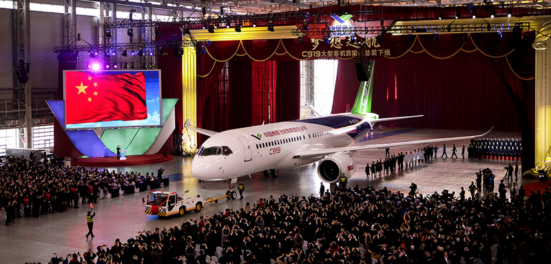 Illustration for article titled Así es el C919, el primer avión comercial de pasajeros hecho en China